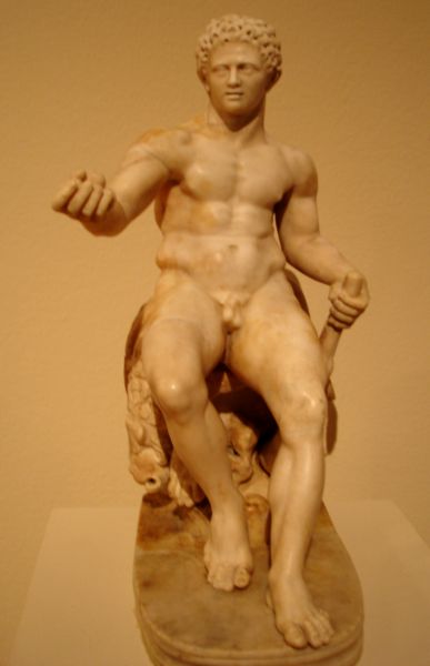 Геракл с головой Македонского. Египет. 1-3 в до н.э. Эрмитаж. Фото Лимарева В.Н.