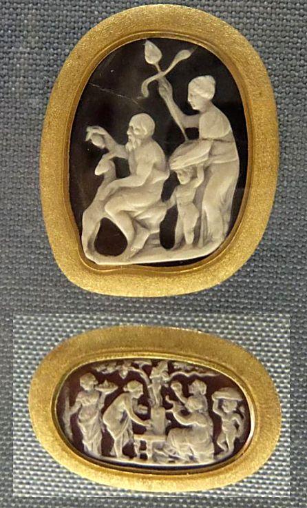 Жертвоприношение Дионису. Камеи. Александрия, 1 век до н.э. Эрмитаж. Фото Лимарева В.Н.